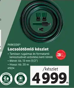 Lidl Parkside Locsoltömlő készlet ajánlat