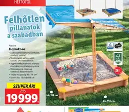 Lidl Playtive Homokoz ajánlat