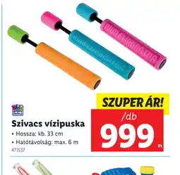 Lidl Szivacs vízpuska ajánlat