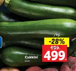 Lidl Cukkini ajánlat