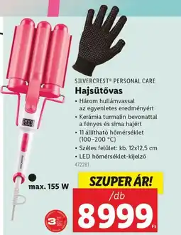 Lidl Silvercrest® Personal care Hajsütővas ajánlat