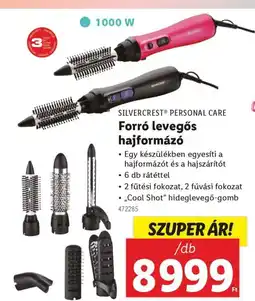 Lidl Silvercrest® Personal care Forró levegős hajformázó ajánlat