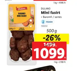Lidl Duland Mini fasírt ajánlat