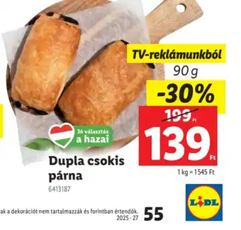 Lidl Dupla csokis párna ajánlat