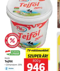 Lidl Pilos Tejfol ajánlat