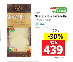 Lidl Pilos Szeletelt mozzarella ajánlat