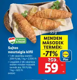 Lidl Sajtos nosztalgia kifli ajánlat