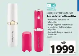 Lidl Silvercrest® Personal care Arcszőrzet eltávolító ajánlat