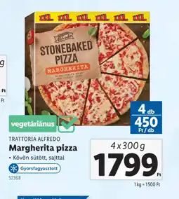 Lidl Trattoria Alfredo Margherita pizza ajánlat