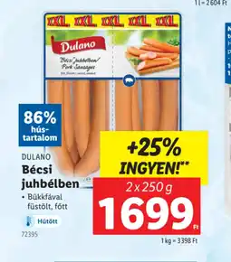 Lidl Dulano Bécsi juhbélben ajánlat