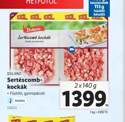 Lidl Dulano Sertéscombkockák ajánlat