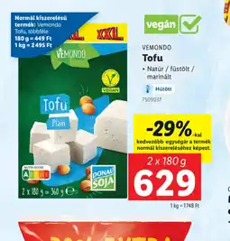 Lidl Vemondo Tofu ajánlat