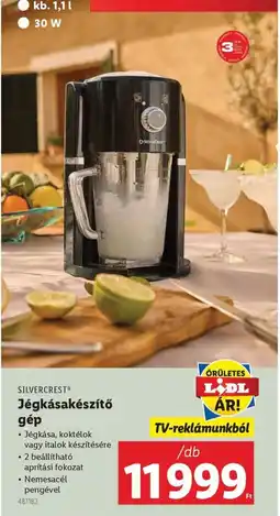 Lidl SILVERCREST® Jégkásakészítő gép ajánlat