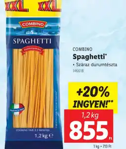 Lidl Combino Spaghetti ajánlat