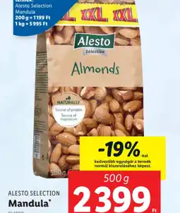Lidl Alesto Selection Mandula ajánlat
