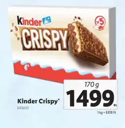 Lidl Kinder Crispy ajánlat