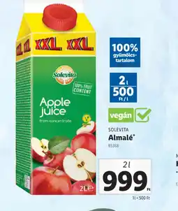 Lidl Solevita Almalé ajánlat