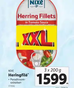 Lidl Nixe Herringfilé ajánlat