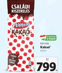 Lidl Pöttyös kaka ajánlat
