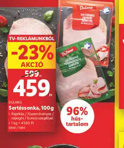 Lidl Quano Sertéssonka ajánlat