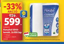 Lidl Floralys Konyhai törlőkendő ajánlat