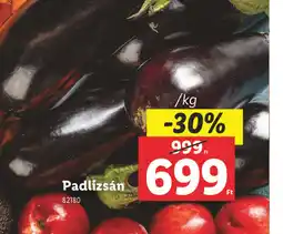 Lidl Padlizsán ajánlat