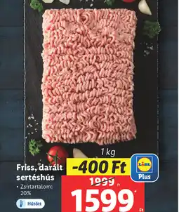 Lidl Friss, darált sertéshús ajánlat