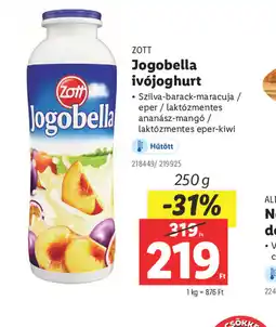 Lidl Zott Jogobella ivjoghurt ajánlat
