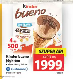 Lidl Kinder Bueno Jégkrém ajánlat