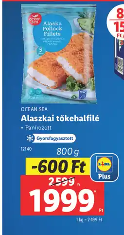 Lidl Alaszkai tőkehalfilé ajánlat
