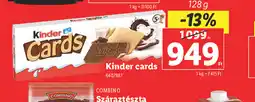 Lidl Kinder Cards ajánlat