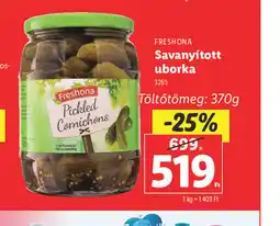 Lidl Freshona Savanyított uborka ajánlat