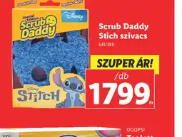 Lidl Scrub Daddy Stich szivacs ajánlat