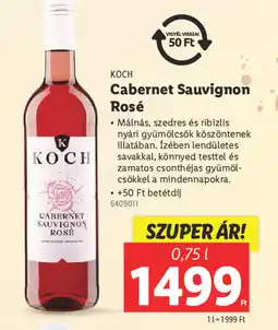 Lidl Koch Cabernet Sauvignon Rosé ajánlat