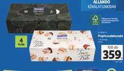 Lidl Floralys Pap MEDIUMrzsebkendő ajánlat