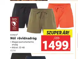 Lidl Esmera Női rövidnadrág ajánlat