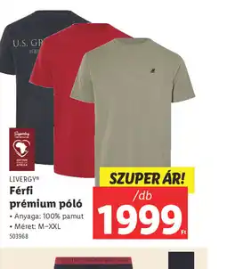 Lidl Livergy Férfi prémium pl ajánlat