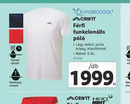 Lidl Crivit Férfi funkcionális pl ajánlat
