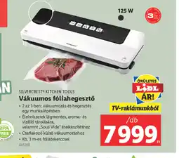 Lidl Silvercrest Kitchen Tools Vákuumos Fliahegesztő ajánlat
