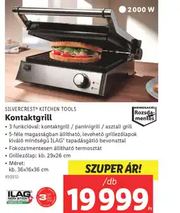 Lidl Silvercrest Kitchen Tools Kontaktgrill ajánlat