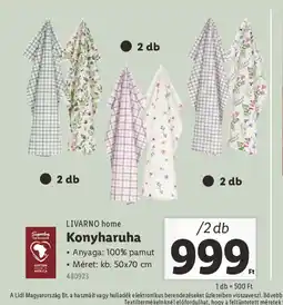 Lidl Livarno home Konyharuha ajánlat