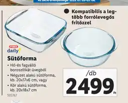 Lidl Pyrex sütőforma ajánlat