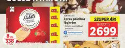 Lidl Bon gelati epres pálcikás jégkrém ajánlat