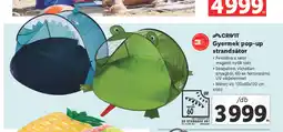 Lidl Crivit gyermek pop-up strandsátor ajánlat