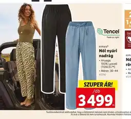 Lidl Esmara Női nyári nadrág ajánlat