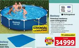 Lidl Bestway Fémvázas medence szett v /dbzforgatval ajánlat