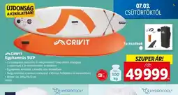Lidl Crivit Egykamrás SUP ajánlat