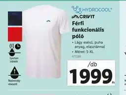 Lidl Crivit Férfi funkcionális pl ajánlat