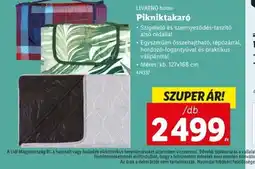 Lidl Livarno Home Pikniktakaro ajánlat