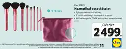 Lidl Cien Beauty Kozmetikai ecsetkészlet ajánlat